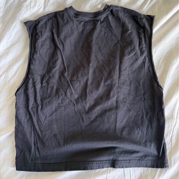BDG Charcoal Sleeveless Tee - Picture 3 of 5